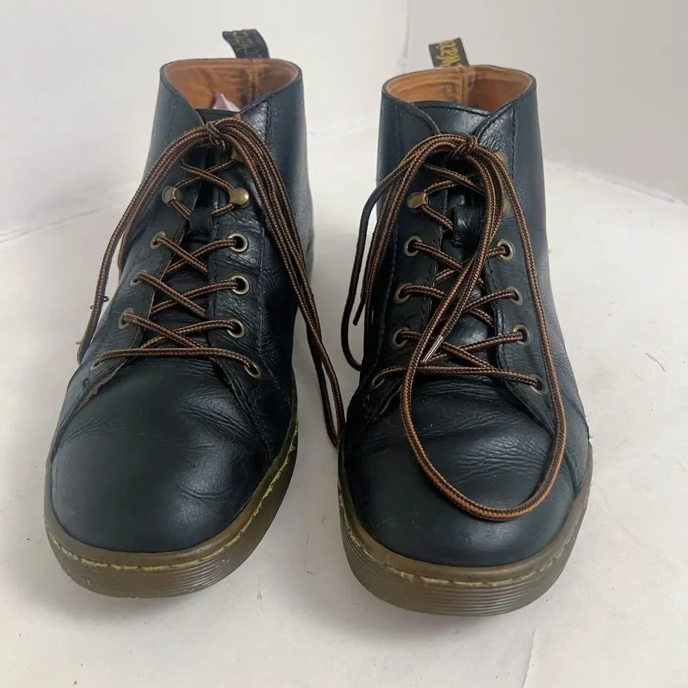 Dr. Martens Coburg Chukka Boots Black Leather Men's Size 10